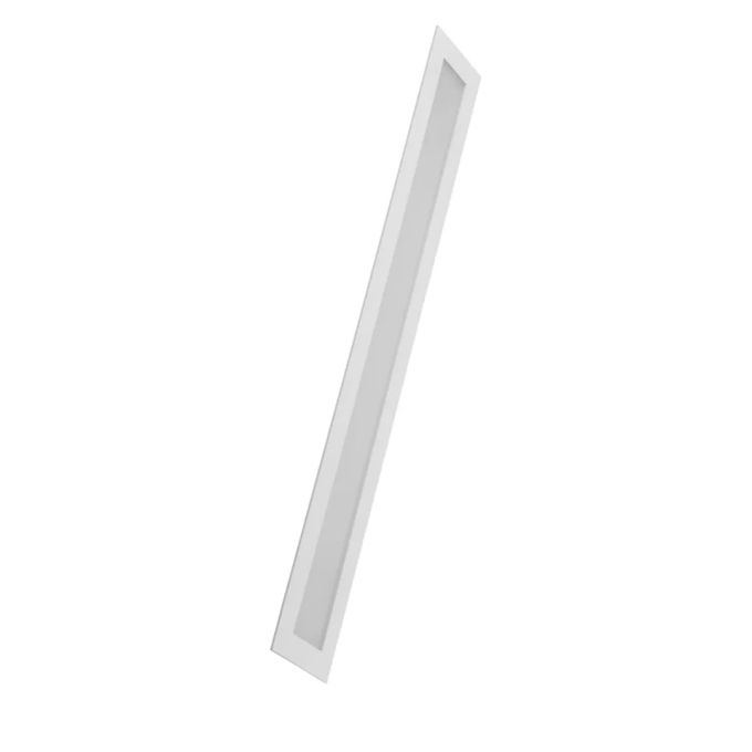 Luminária Retangular Embutir Slim Plana Belly Iluminação 1L T8 600mm L-200/1