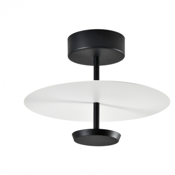 Plafon Casual Light Studioluce Dover Preto 10,5 watts 2700K 300mm PL1644PT