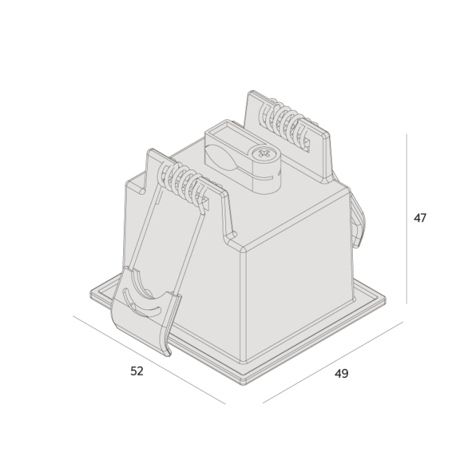 Luminária de Embutir Interlight Picco Pro Orientável 2,5 watts IRC95 Bivolt 52x49x47mm 4591