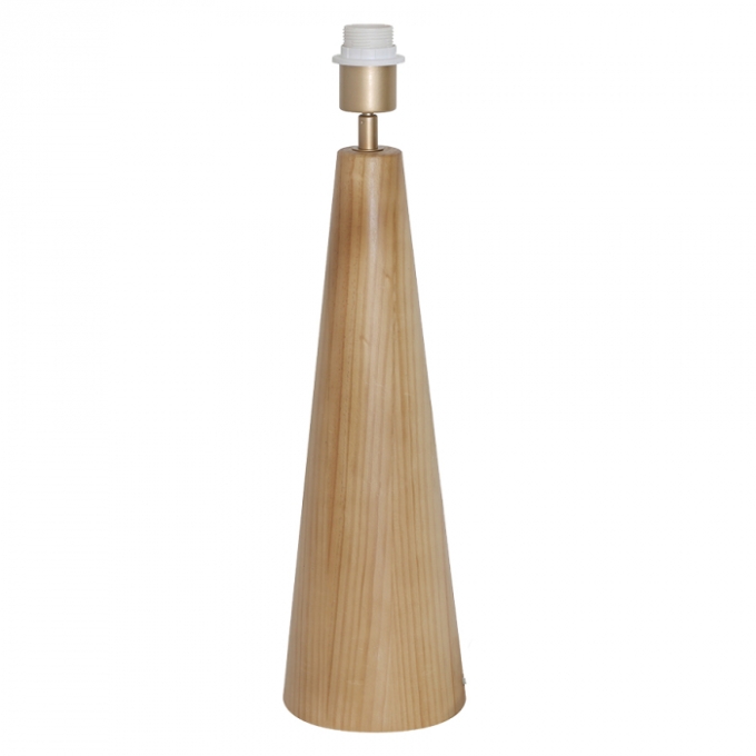 Base de Abajur Casual Light Studioluce Kon Madeira 1L E27 Ø150x455mm BA018MD