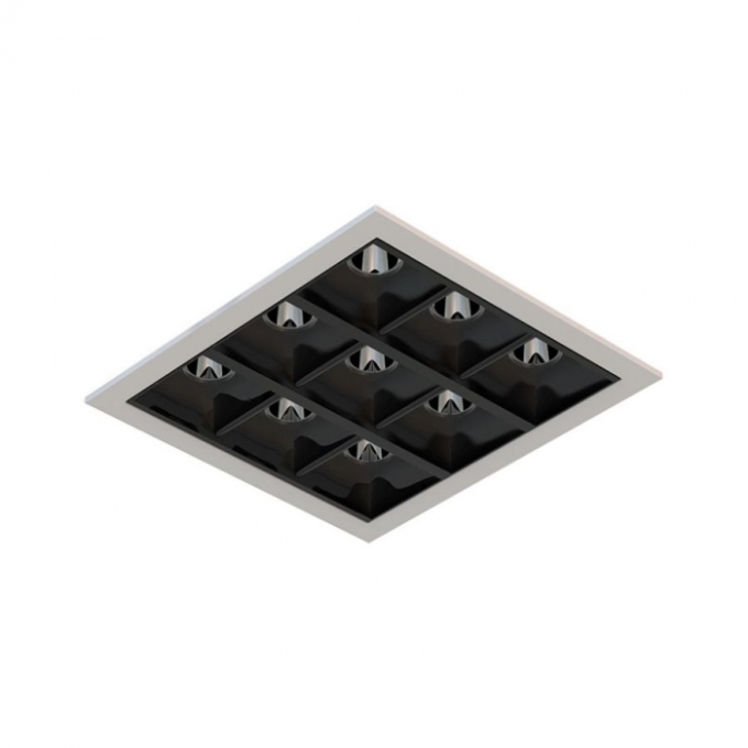 Luminária de Embutir Interlight Picco Pro 20 watts IRC95 Bivolt 95x95x34mm 4494