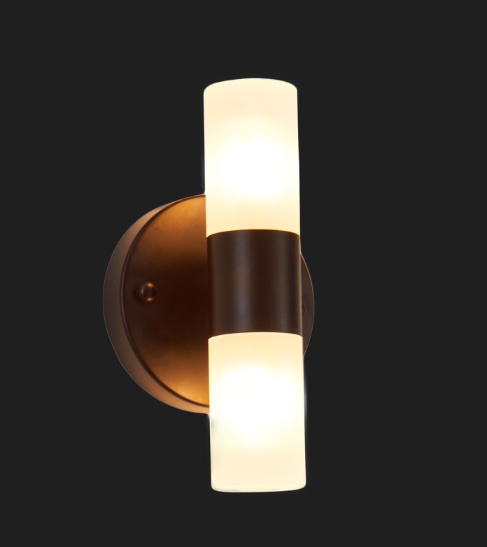 Arandela Nordecor Neal Preto 2L G9 210x120x50mm 2478