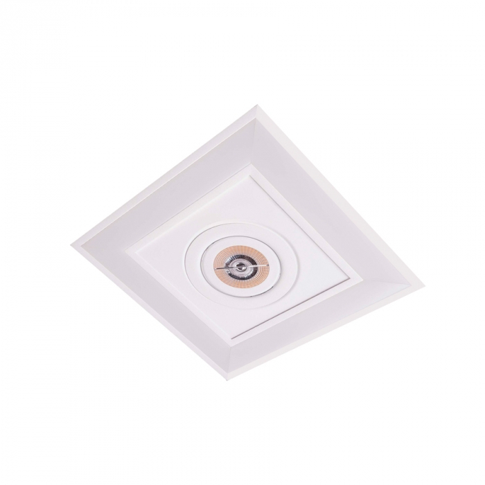 Embutido Usina Premium Pro 1L AR70 + Led 16,4 watts 235x235x50mm 19253/23LED3