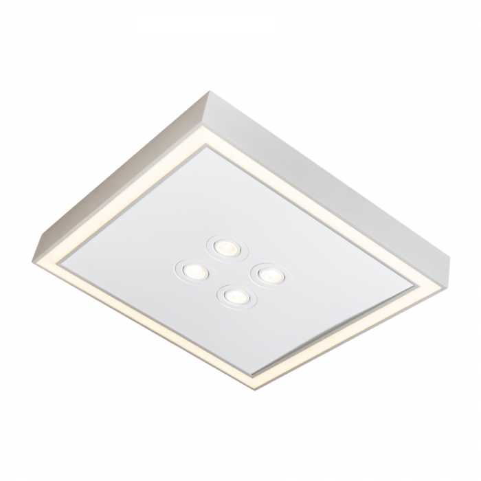 Plafon Usina Scala Pro 4L MR16 + Led 52,8 watts 550x550x80mm 19235/55LED3