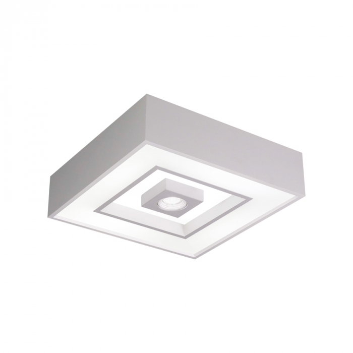Plafon Usina Focus 2L E27 + 1L MR16 300X300X120mm 4550/32