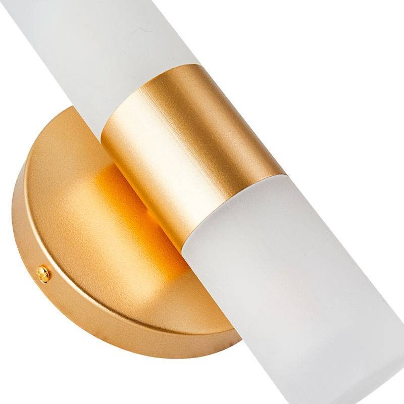 Arandela Nordecor Neal Dourado Fosco 2L G9 210x120x50mm 2449