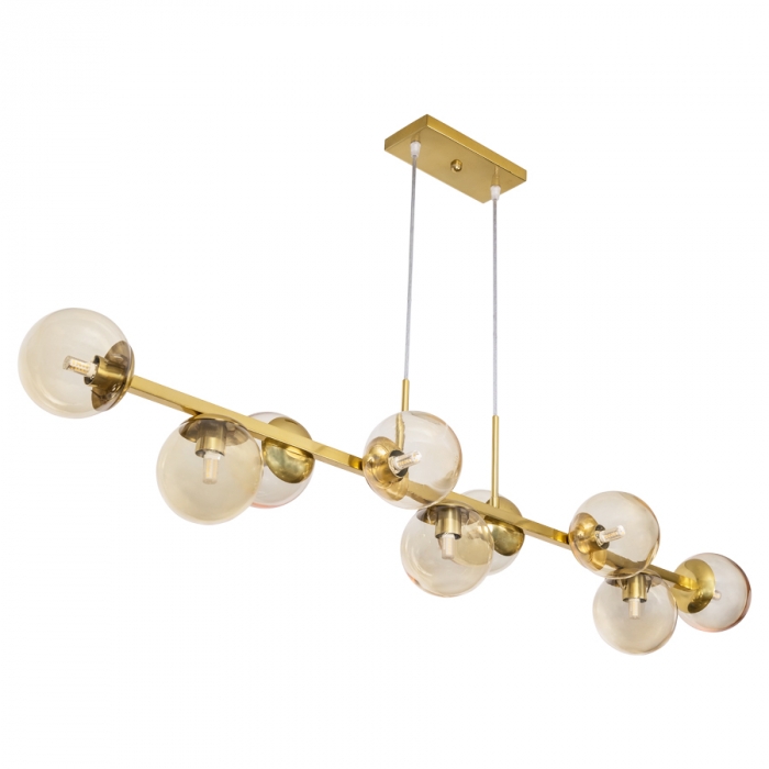 Pendente Usina Mousse Globo Ø120mm 9L G9 266X1210X206mm 16821/9