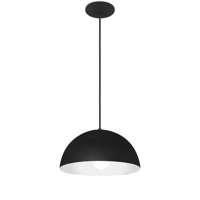 Pendente Usina Balon Sem Difusor 1L E27 Ø490X230mm 16015/48