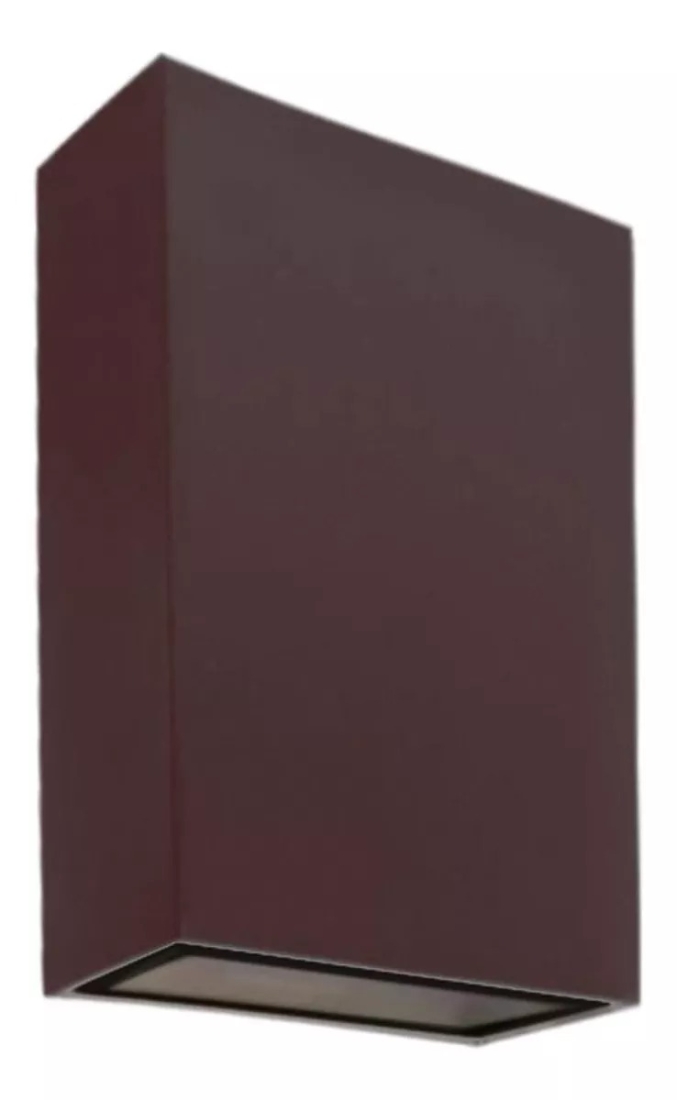 Arandela Blumenau Mince 4 watts Marrom 3000K IP65 Bivolt 123x83x30mm 20453015