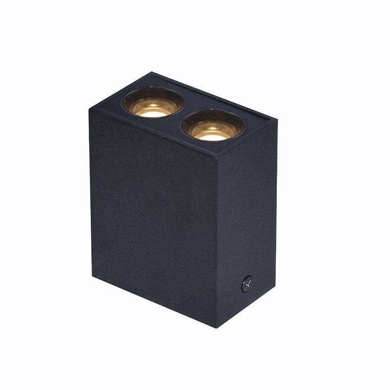  Spot Sobrepor Nordecor Downlight Powerus 2 Focos 4 watts 3000K Preto IRC90 38° Bivolt 55x36x70mm 6398