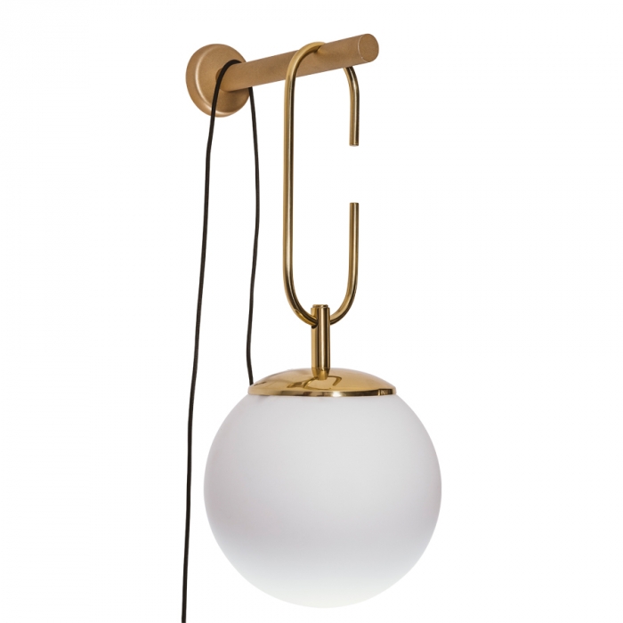 Arandela Usina Quíron Globo Ø200mm 1L E27 Ø200X505X265mm 16610/1