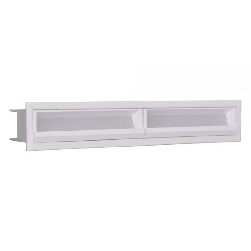 Luminária de Embutir Opus LED Wallwasher 20 watts 3000K IRC90 30° IP20 280x45x49mm Branco OPS 84707