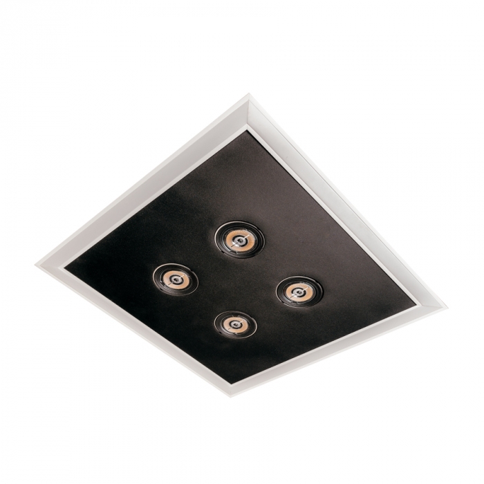 Embutido Usina Scala Pro 4L AR70 + Led 49,2 watts 620x620x90mm 19233/62LED3