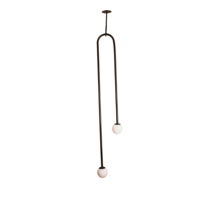 Plafon Usina Pêndulo Tubo 2L G9 270X120X1570mm 16497/150