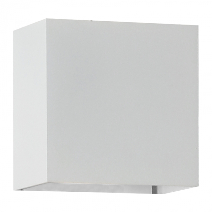 Arandela Nordecor Moniu Facho Duplo Branca 10 watts 3000K IP65 Bivolt 100x100x60mm 2015