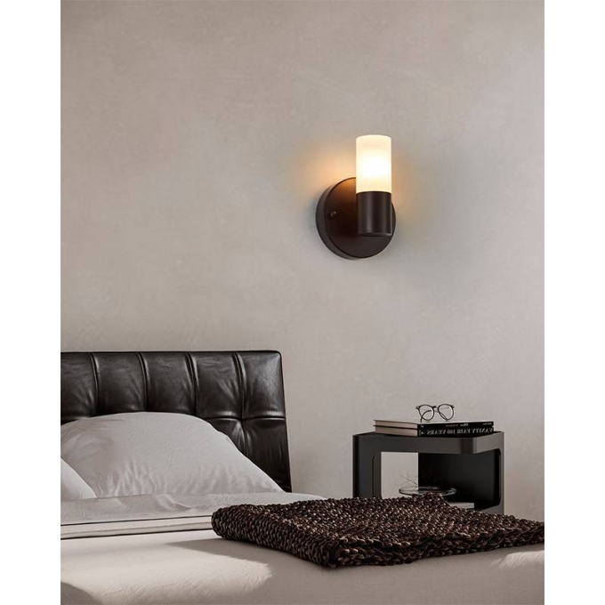 Arandela Nordecor Neal Preto 1L G9 160x120x50mm 2477
