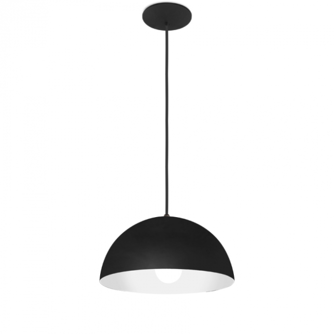 Pendente Usina Balon Sem Difusor 1L E27 Ø320X150mm 16015/32