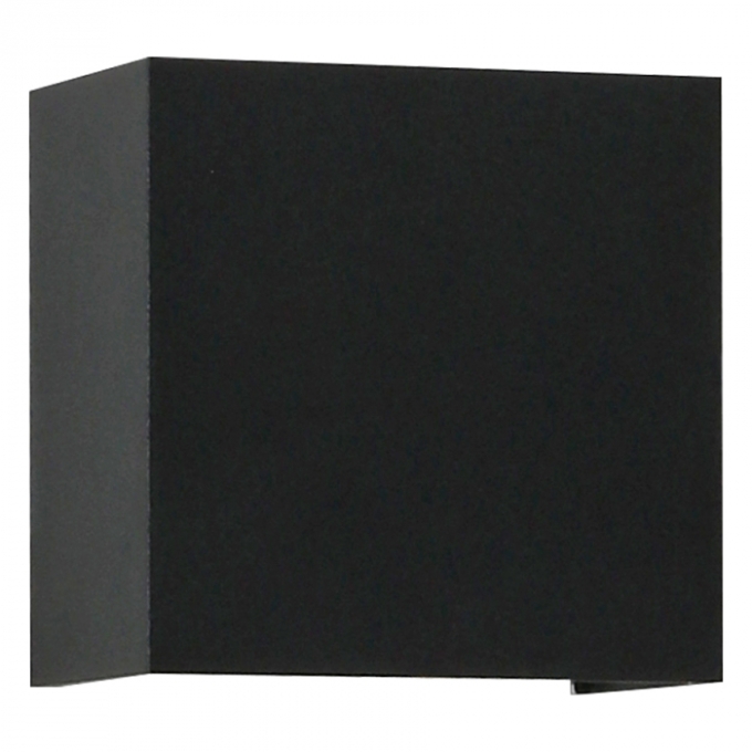 Arandela Nordecor Moniu Facho Duplo Preta 10 watts 3000K IP65 Bivolt 100x100x60mm 2016