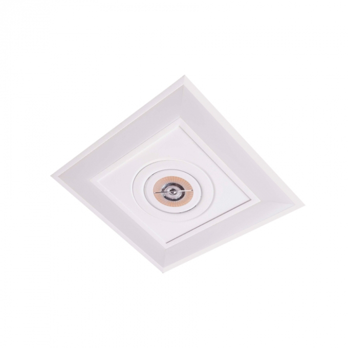 Embutido Usina Premium Pro 1L MR16 + Led 16,4 watts 235x235x50mm 19251/23LED4