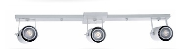 Spot Tipo Trilho Fixo Belly Iluminação Alumínio Canopla 800mm 3L AR70 E-073/3