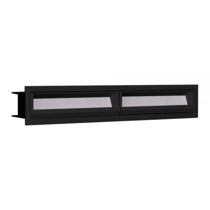 Luminária de Embutir Opus LED Wallwasher 20 watts 4000K IRC90 30° IP20 280x45x49mm Preto OPS 84714
