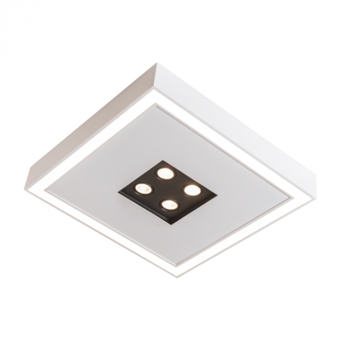 Plafon Bore Pro Usina 4L MR16 + Led 36,6 watts 430x430x80mm 19205/42LED