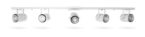 Spot Tipo Trilho Fixo Belly Iluminação Alumínio Canopla 1200mm 5L PAR 30 E-072/5