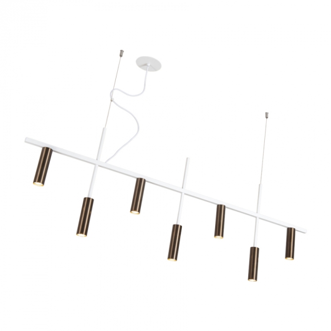 Pendente Usina Platinum 7L MR11 38X1700X445mm 16930/170