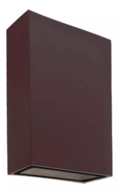 Arandela Blumenau Mince 4 watts Marrom 3000K IP65 Bivolt 123x83x30mm 20453015