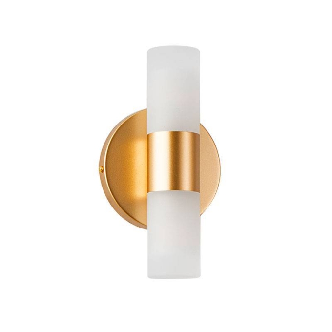Arandela Nordecor Neal Dourado Fosco 2L G9 210x120x50mm 2449