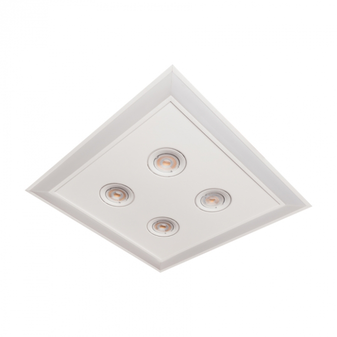 Embutido Usina Scala Pro 4L AR70 + Led 49,2 watts 620x620x90mm 19233/62LED3