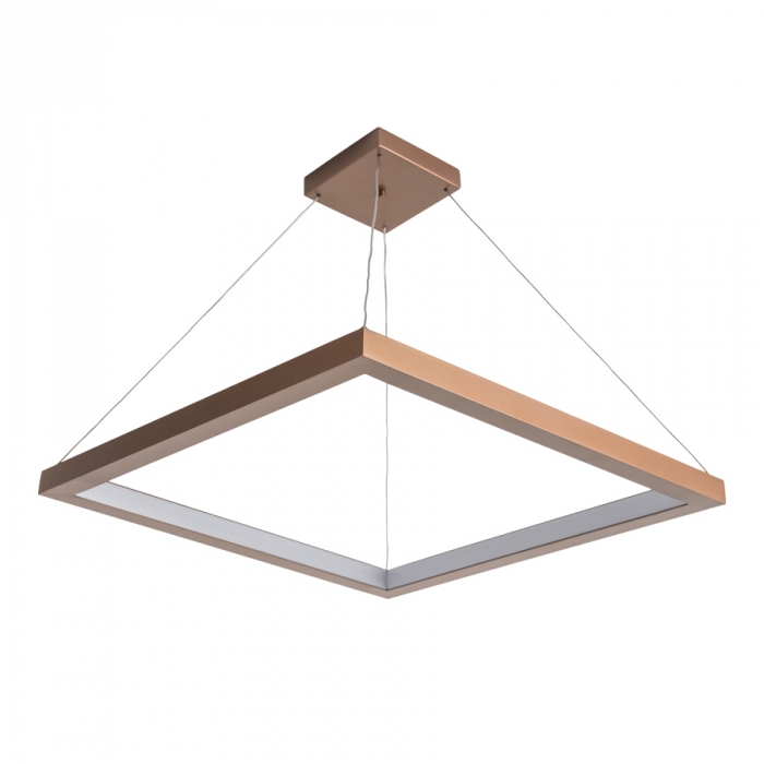 Pendente Usina Platz Slim Iluminação Central 48,8 watts 580x580x32mm 19407/58LED