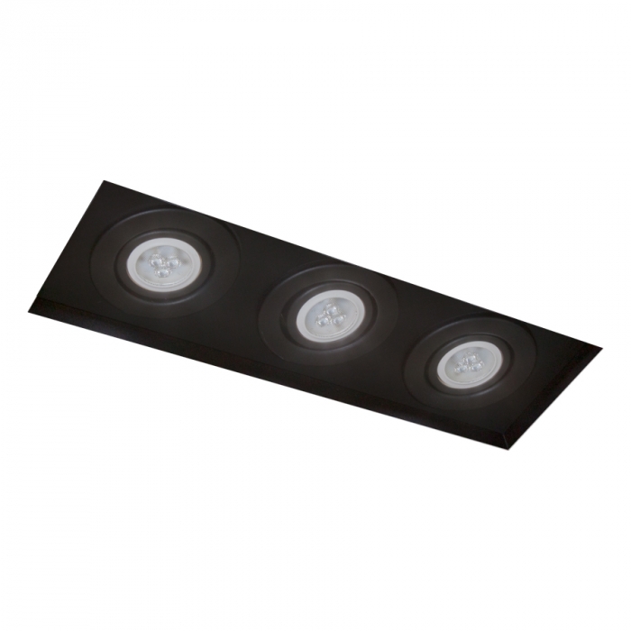 Embutido Usina No Frame Premium Quadrado 3L PAR20 137X392X120mm 30220/41
