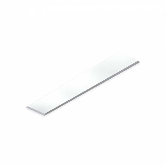 Plafon Embutido Usina No Frame Lés Branco Retangular 2L T8 600mm 110X640X100mm 30111/62F