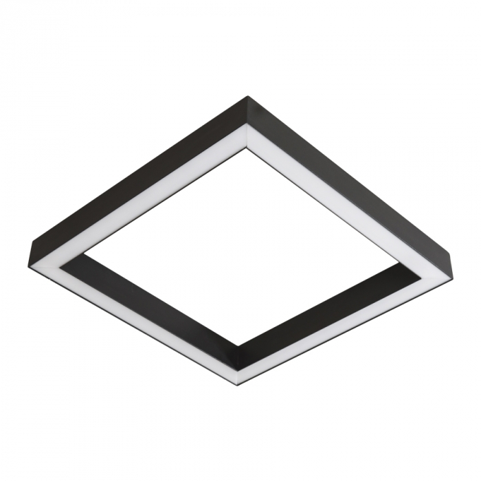 Plafon Usina Turim Quadrado 40 watts Bivolt 410x410x44mm 19530/41