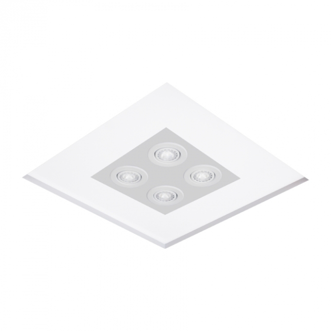 Plafon Embutido Usina No Frame Mimo Quadrado 470X470X100mm 4L E27/ 4L AR70 30083/54
