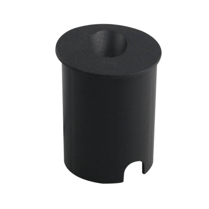 Balizador Nordecor Fery Redondo Preto 2,4 watts 3000K IP65 Bivolt 61x48mm 2372
