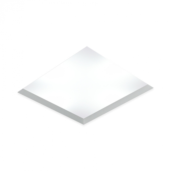 Plafon Embutido Usina No Frame Lés Branco Quadrado 2L E27 170X170X100mm 30100/16