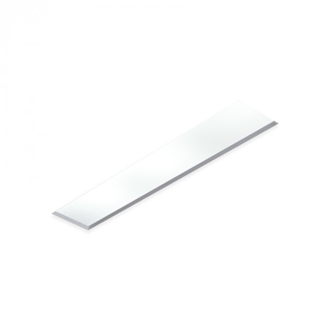 Plafon Embutido Usina No Frame Lés Branco Retangular 1L T8 600mm 70X640X100mm 30112/62F