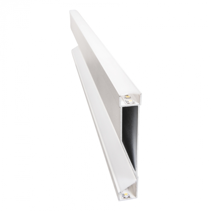 Sistema Usina Linear Sobrepor Rodapé (Somente 
Perfil) 100x18x3000mm 30795/3000