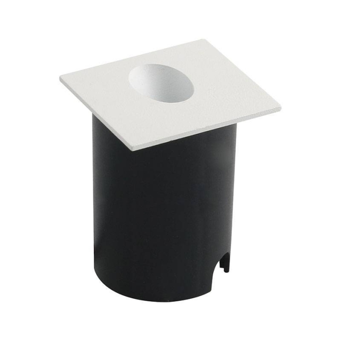Balizador Nordecor Fery Quadrado Branco 2,4 watts 3000K IP65 Bivolt 48x48x61mm 2013