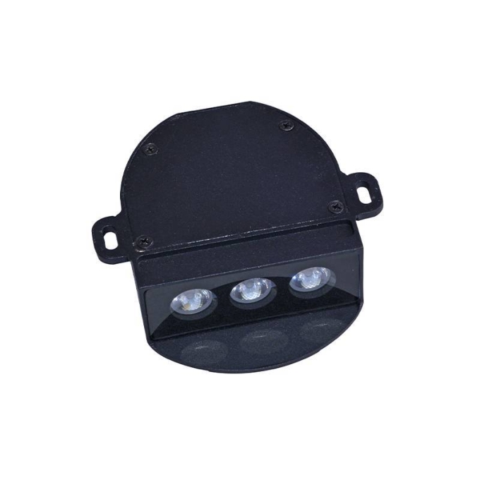 Balizador Nordecor Itho 6 watts 3000K Preto IP66 Bivolt 42x130x130mm 2682