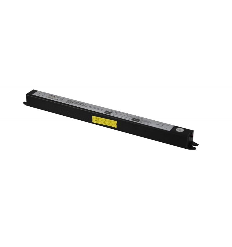 Fonte 12V Slim Romalux 2,5 30 watts IP67 Externo Bivolt 270X20X20mm 60029