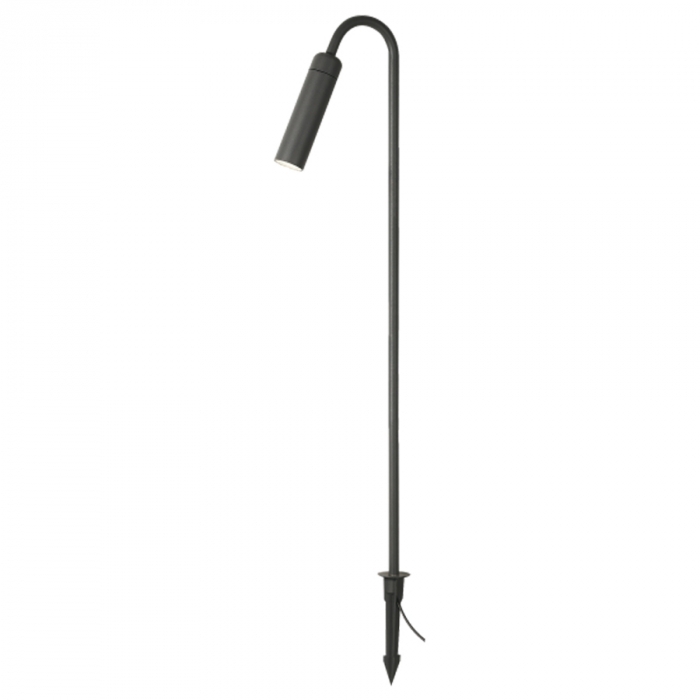 Poste Balizador Romalux Pole Long Alumínio Preto 5,6 watts 2700K IP66 800XØ45mm 10129
