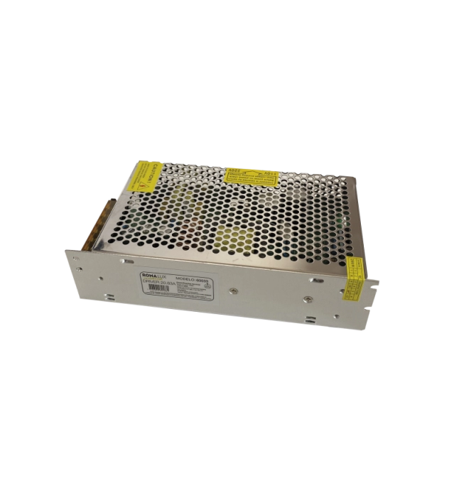 Fonte 12V Romalux 20,83A 250 watts IP20 Bivolt 200x110x50mm 60033