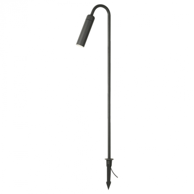Poste Balizador Romalux Pole Ground Alumínio Preto 14,8 watts 2700K IP66 800XØ45mm 10133