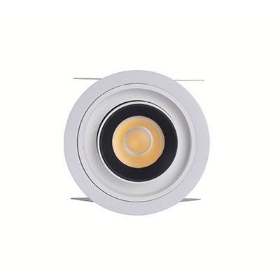 Spot Embutido Nordecor Aiva 12 watts 2700K 24° Sof Branco Ø84x104mm IRC97 Bivolt 6456