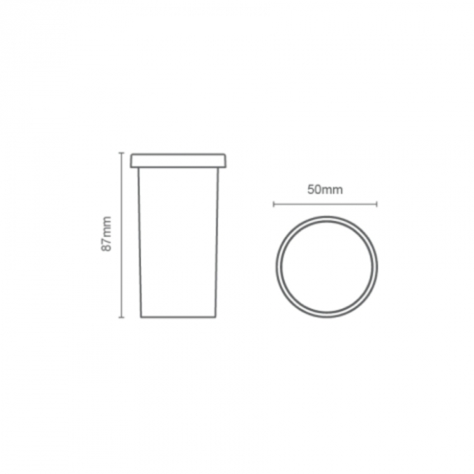 Balizador de Solo Romalux Soft Redondo Inox 2 watts 2700K IP66 Ø50X60mm 10091