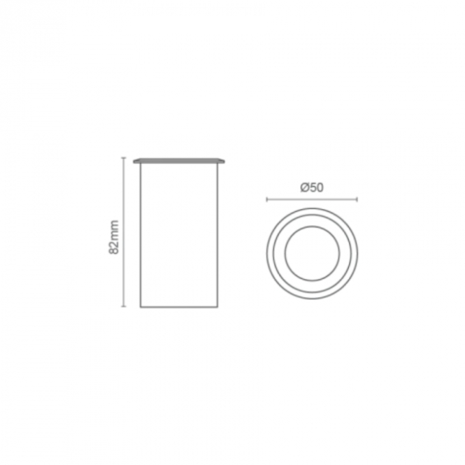 Balizador de Solo Romalux Branco 1,8 watts 2700K 120° IP66 10093