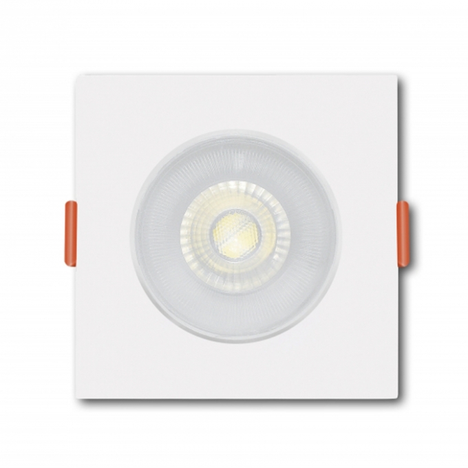 Spot de Embutir Romalux 9 watts 2700K 36° IP20 Bivolt 105x105x45mm 80128A